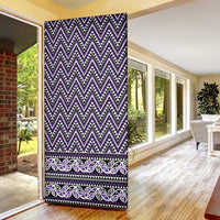 New Zealand Maori Niho Taniwha Door Cover Waiporopo Mangopare and Puhoro Pattern LT9 - Polynesian Pride