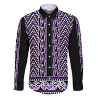 New Zealand Maori Niho Taniwha Family Matching Puletasi and Hawaiian Shirt Waiporopo Mangopare and Puhoro Pattern