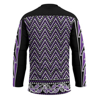 New Zealand Maori Niho Taniwha Hockey Jersey Waiporopo Mangopare and Puhoro Pattern LT9 - Polynesian Pride