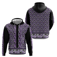 New Zealand Maori Niho Taniwha Hoodie Waiporopo Mangopare and Puhoro Pattern LT9 - Polynesian Pride