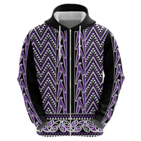 New Zealand Maori Niho Taniwha Hoodie Waiporopo Mangopare and Puhoro Pattern LT9 - Polynesian Pride