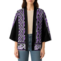 New Zealand Maori Niho Taniwha Kimono Waiporopo Mangopare and Puhoro Pattern - Polynesian Pride