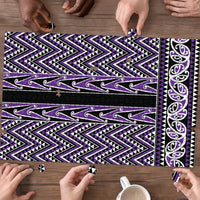 New Zealand Maori Niho Taniwha Puzzle Waiporopo Mangopare and Puhoro Pattern - Polynesian Pride