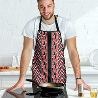 New Zealand Maori Niho Taniwha Apron Whero Mangopare and Puhoro Pattern LT9 - Polynesian Pride
