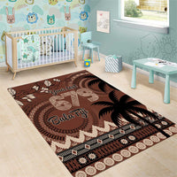 Personalised Bula Fiji 679 Area Rug Fijian Tagimoucia Masi Tapa Art
