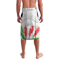 Personalised Samoa 685 Lavalava Teuila Flower With White Samoan Tattoo