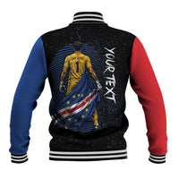 Cape Verde Goalkeeper Personalized Baseball Jacket 40 Years Old 27 Shots Zero Goals Vintage