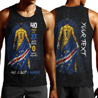 Cape Verde Goalkeeper Personalized Men Tank Top 40 Years Old 27 Shots Zero Goals Vintage