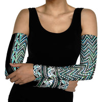 New Zealand Maori Niho Taniwha Arm Sleeves Papua Shell - Mangopare Puhoro Pattern