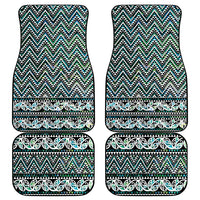 New Zealand Maori Niho Taniwha Car Mats Papua Shell - Mangopare Puhoro Pattern