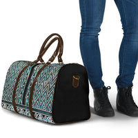 New Zealand Maori Niho Taniwha Travel Bag Papua Shell - Mangopare Puhoro Pattern