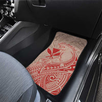Hawaii Monk Seal and Map Car Mats Polynesian Kanaka Maoli Red Vibe LT9 - Polynesian Pride