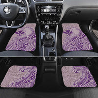 Hawaii Monk Seal and Map Car Mats Polynesian Kanaka Maoli Violet Vibe LT9 Set 4pcs Violet - Polynesian Pride