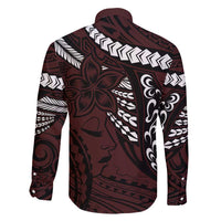 Polynesian Girl Tribal Tattoo Family Matching Mermaid Dress and Hawaiian Shirt Oxbood Vibe