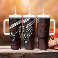 Polynesian Girl Tribal Tattoo Tumbler With Handle Oxbood Vibe