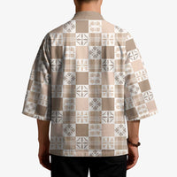 Hawaiian Palaka Quilt Pattern Kimono Hawaii Culture Bird of Paradise Exotic Motif - Polynesian Pride