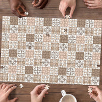 Hawaiian Palaka Quilt Pattern Puzzle Hawaii Culture Bird of Paradise Exotic Motif - Polynesian Pride