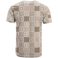 Hawaiian Palaka Quilt Pattern T Shirt Hawaii Culture Honu Turtle - Polynesian Pride