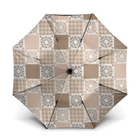 Hawaiian Palaka Quilt Pattern Umbrella Hawaii Culture Honu Turtle - Polynesian Pride