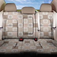 Hawaiian Palaka Quilt Pattern Back Car Seat Cover Hawaii Culture Pineapple - Polynesian Pride