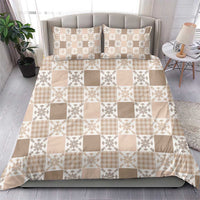 Hawaiian Palaka Quilt Pattern Bedding Set Hawaii Culture Pineapple - Polynesian Pride