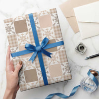 Hawaiian Palaka Quilt Pattern Wrapping Paper Hawaii Culture Pineapple - Polynesian Pride