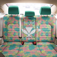 Seamless Hawaiian Quilt Pattern Back Car Seat Cover Hawaii Culture Palm Leaf Tropical - Polynesian Pride
