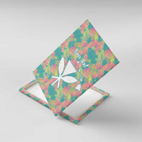 Seamless Hawaiian Quilt Pattern Canvas Wall Art Hawaii Culture Palm Leaf Tropical - Polynesian Pride