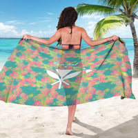 Seamless Hawaiian Quilt Pattern Sarong Hawaii Culture Palm Leaf Tropical - Polynesian Pride