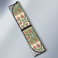 Seamless Pattern Pikake Lei Auto Sun Shade Floral Squares Pikake LT9 - Polynesian Pride