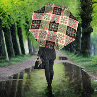 Seamless Pattern Pikake Lei Umbrella Floral Squares Pikake LT9 - Polynesian Pride