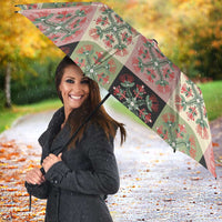 Seamless Pattern Pikake Lei Umbrella Floral Squares Pikake LT9 - Polynesian Pride