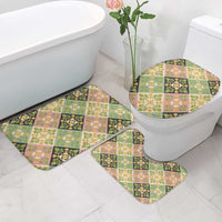 Seamless Pattern Puakenikeni and Kalo Bathroom Set LT9 - Polynesian Pride