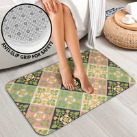 Seamless Pattern Puakenikeni and Kalo Bathroom Set LT9 - Polynesian Pride