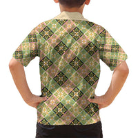 Seamless Pattern Puakenikeni and Kalo Hawaiian Shirt - Polynesian Pride