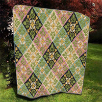Seamless Pattern Puakenikeni and Kalo Quilt LT9 - Polynesian Pride
