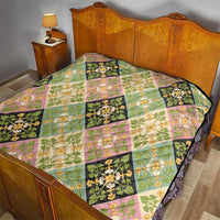Seamless Pattern Puakenikeni and Kalo Quilt LT9 - Polynesian Pride