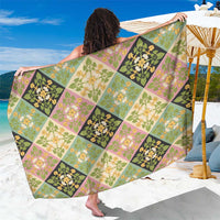 Seamless Pattern Puakenikeni and Kalo Sarong - Polynesian Pride