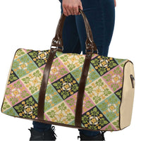 Seamless Pattern Puakenikeni and Kalo Travel Bag LT9 - Polynesian Pride