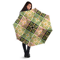 Seamless Pattern Puakenikeni and Kalo Umbrella LT9 - Polynesian Pride