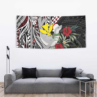 Hawaii Monk Seal Santa Tapestry Hibiscus Kakau Pattern Mele Kalikimaka LT9 - Polynesian Pride