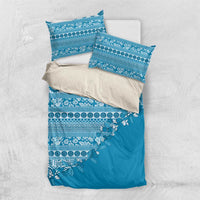 Fiji Marau na Kerisimasi Bedding Set Aqua Tagimoucia Tapa Masi Tribal - Polynesian Pride