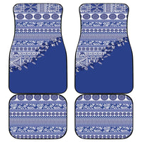 Fiji Marau na Kerisimasi Car Mats Blue Tagimoucia Tapa Masi Tribal - Polynesian Pride