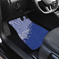 Fiji Marau na Kerisimasi Car Mats Blue Tagimoucia Tapa Masi Tribal - Polynesian Pride