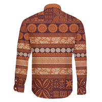 Fiji Marau na Kerisimasi Family Matching Summer Maxi Dress and Hawaiian Shirt Gold Tapa Masi Inspired Christmas - Polynesian Pride