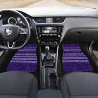 Fiji Marau na Kerisimasi Car Mats Purple Tapa Masi Inspired Christmas - Polynesian Pride