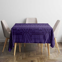 Fiji Marau na Kerisimasi Tablecloth Purple Tapa Masi Inspired Christmas - Polynesian Pride