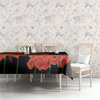 Maori Kiwi Soldier Fern Tattoo ANZAC Day Tablecloth Lest We Forget