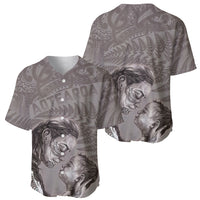 New Zealand Mother's Day Baseball Jersey Maori Mo Toku Mama Silver Fern