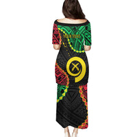 Personalised Vanuatu 44th Anniversary Puletasi Tugeta Yumi Selebretem Indipendens Dei LT9 - Polynesian Pride